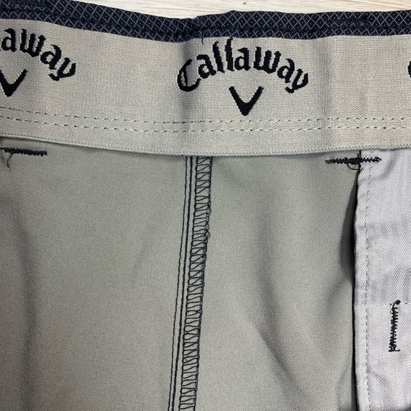 Callaway Flat Front Gray Performance Shorts Size 42 - Picture 4 of 8